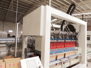 Máquina de embalagem de papelão para garrafa de água 24000BPH